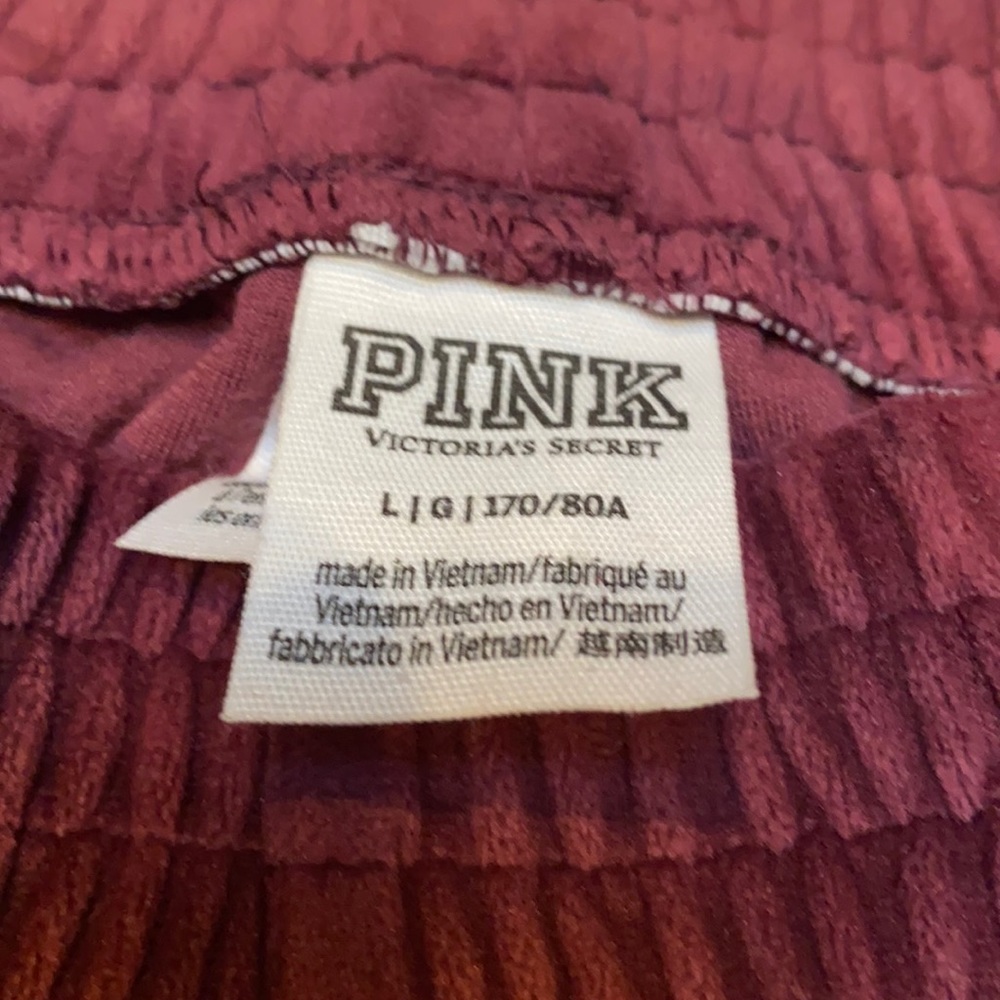 Pink sweat bottoms